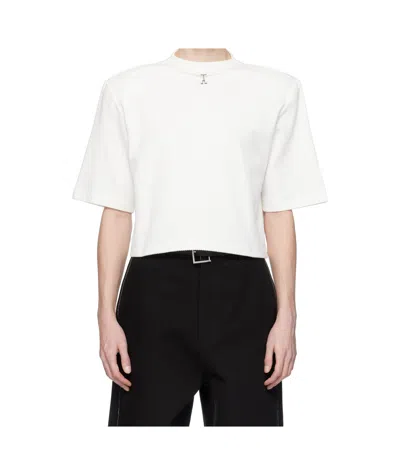 ADER ERROR WHITE PRODUCT. 44 T-SHIRT