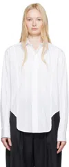 Ader Error Long Sleeve Shirt In White