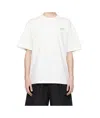 Ader Error White Sig; 'significant' Tag 01 T-shirt In Off White