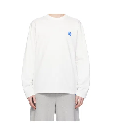 ADER ERROR WHITE SIG; TRS TAG 01 LS T-SHIRT
