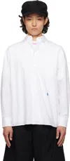 Ader Error Long Sleeve Shirt In White