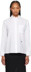 Ader Error White Patch Shirt In White