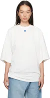 Ader Error White Tetraight Product. 46 T-shirt In Off White