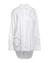 Ader Error Woman Shirt White Size 1 Cotton In White