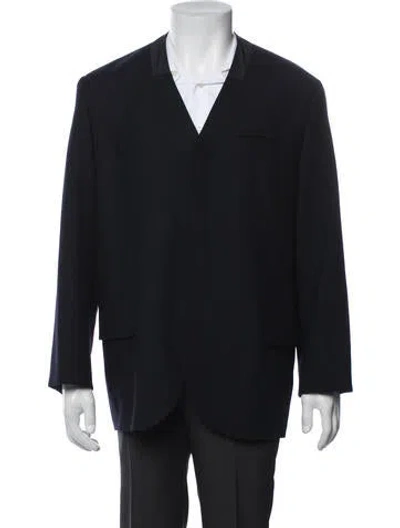 Pre-owned Ader Error Wool Blazer In Blue