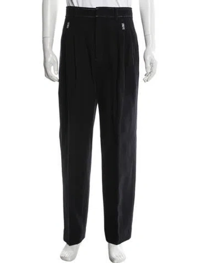 Pre-owned Ader Error Wool Dress Pants In Black