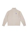Ader Error Wool Logo Patch Knitted Sweater In Nude