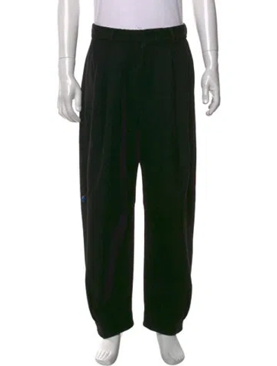 Pre-owned Ader Error Wool Pants In Black