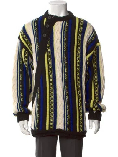 Pre-owned Ader Error Wool Striped Pullover In Multi