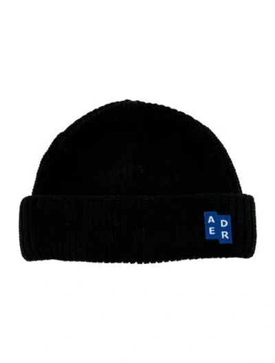 Pre-owned Ader Error Wool-blend Logo Beanie In Multi