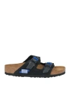 Ader Error X Birkenstock Woman Sandals Black Size 8 Leather In Black