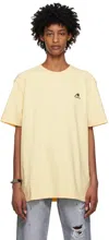 Ader Error Yellow A-peec T-shirt In Yellow
