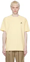Ader Error Yellow A-peec T-shirt In Yellow