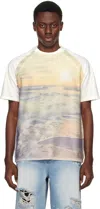 Ader Error Yellow & Off-white Print T-shirt In Yellow
