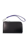 Ader Error Zip-around Leather Wallet In Black