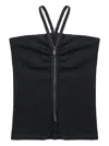 Ader Error Zip-front Halter Top