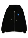 Ader Error Zip-up Hoodie In Black