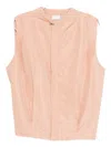Ader Error Zip-up Vest Jacket In Pink