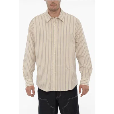 Adererror Ader Error Awning Striped Poplin Cotton Men's Shirt