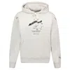Adererror Hoodie - Ader Error - Cotton - White In Gray