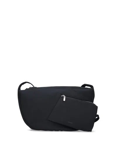 Adererror Large Logo Shoulder Bag In Black