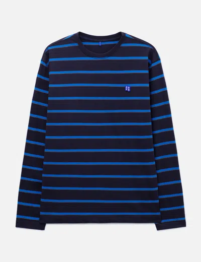 Adererror Sig; Bl Tag Ls T-shirt 03 In Blue/蓝色/藍色/블루/ブルー