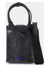 Adererror Small Cracked Shopper Bag In Black