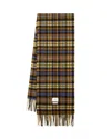 Adererror Tartan Scarf - Ader Error - Wool - Brown In Brown