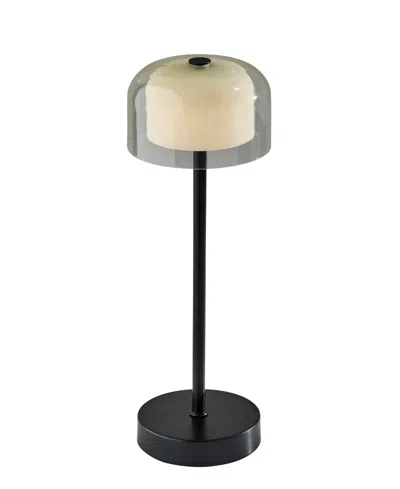 Adesso 13.6" Metal Benji Cordless Led Table Lamp In Black
