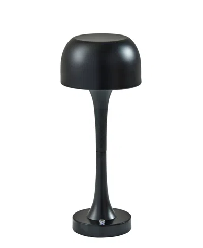 Adesso 15" Metal Jimmy Led Cordless Table Lamp In Black