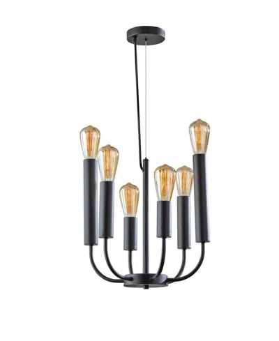 Adesso 15.5" Rory Pendant In Black