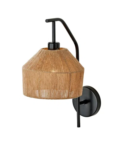 Adesso 18" Amalfi Wall Lamp In Black