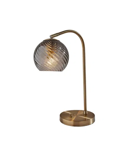 Adesso 18.5" Camden Desk Lamp In Antique-like Brass