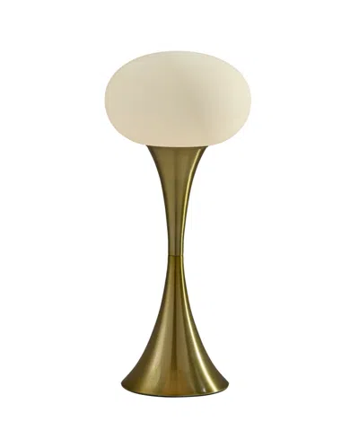 Adesso 19" Metal Otis Table Lamp In Gold