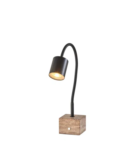 Adesso 19" Rutherford Led Desk Lamp In Black