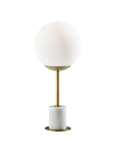 Adesso 19" Terra Table Lamp In Antique-like Brass
