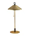 Adesso 19.75" Kaden Table Lamp In Brass With Black Accent