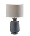 Adesso 24.5" Ceramic Skylar Table Lamp In Weathered Gray Ceramic