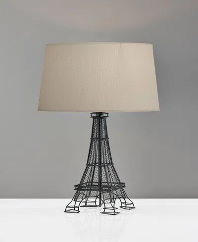 Adesso 25.5 Eiffel Tower Table Lamp In Black