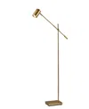 Adesso 58" In Antique-like Brass