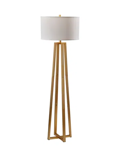 Adesso 58.5" Oakley Floor Lamp In Antique-like Brass