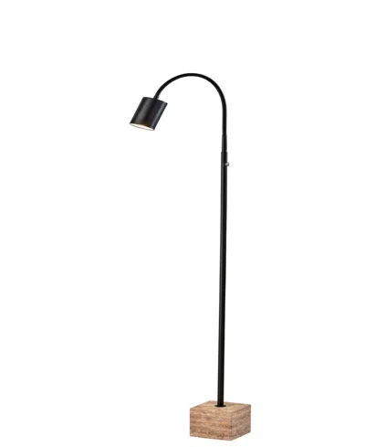 Adesso 59" Rutherford Led Floor Lamp In Black