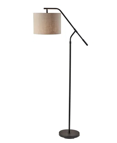 Adesso 60" Milo Floor Lamp In Black