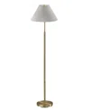 Adesso 60.75" Jeremy Floor Lamp In Antique-like Brass
