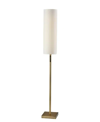 Adesso 62" Matilda Led Floor Lamp With Smart Switch In Antique-like Brass