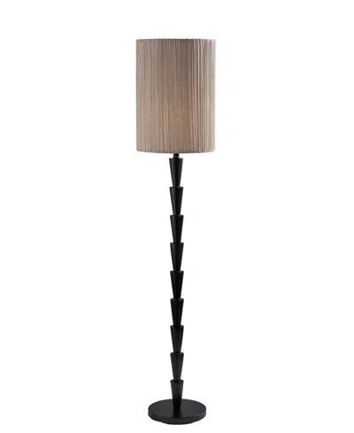 Adesso 63" Metal Amos Floor Lamp In Black