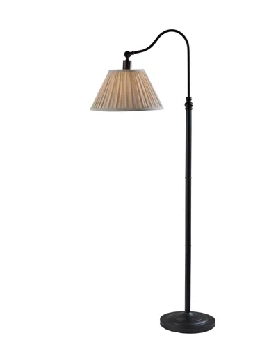 Adesso 63" Metal Shiloh Floor Lamp In Black