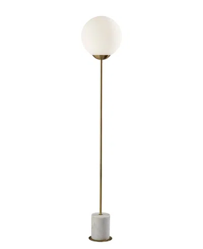 Adesso 65" Terra Floor Lamp In Antique-like Brass
