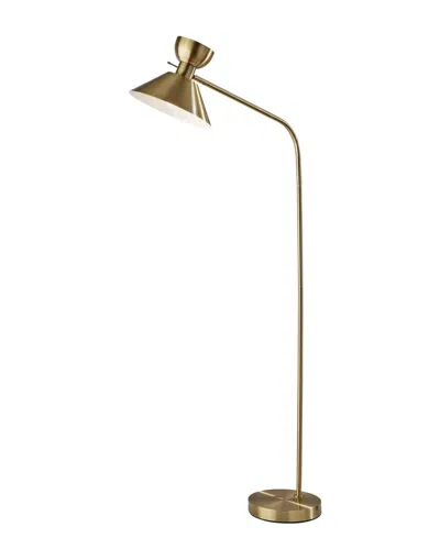Adesso 67.5" Duke Floor Lamp In Antique-like Brass