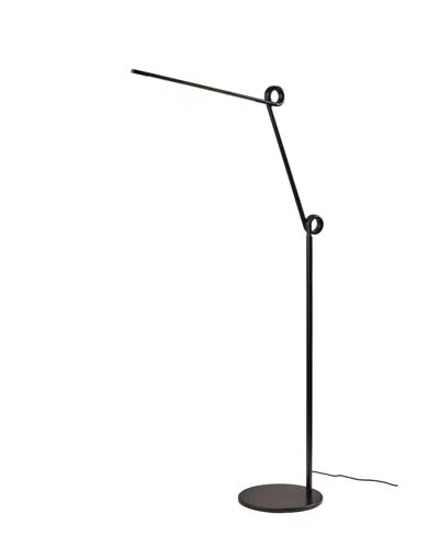 Adesso 69.5" Wall Washer, 45.5" Min. Led Floor Lamp In Black